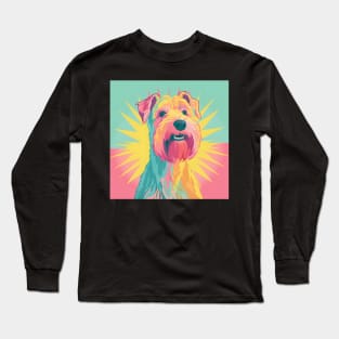 Soft-coated Wheaten Terrier in 80's Long Sleeve T-Shirt